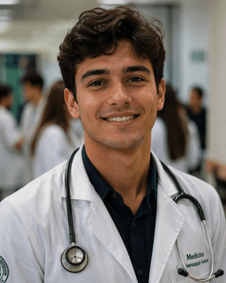 Rafael Mendes, estudante de Medicina